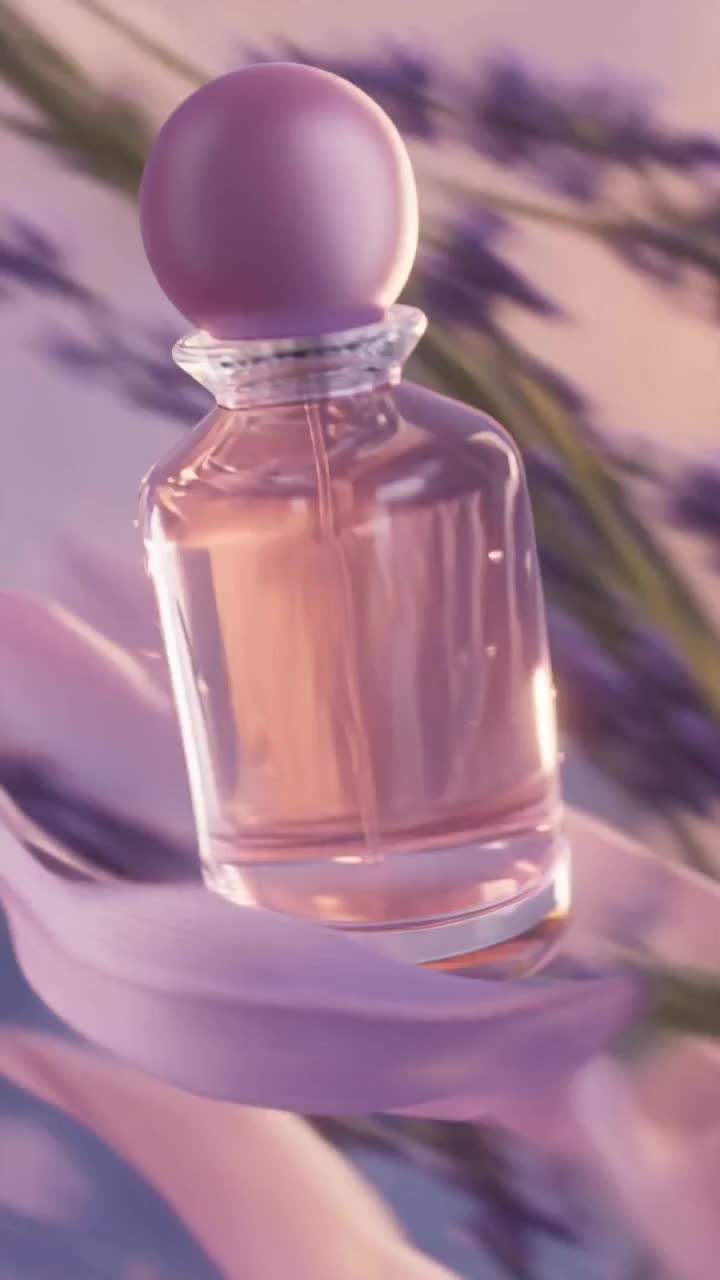 مشهد تصوري لإعلان عطر فاخر